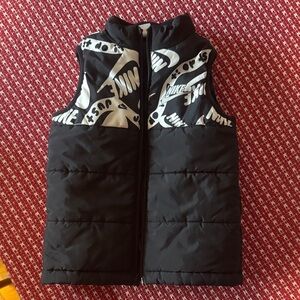 Nike Black Jacket with White Logo Tag